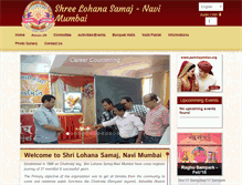 Tablet Screenshot of lohanasamajnavimumbai.org